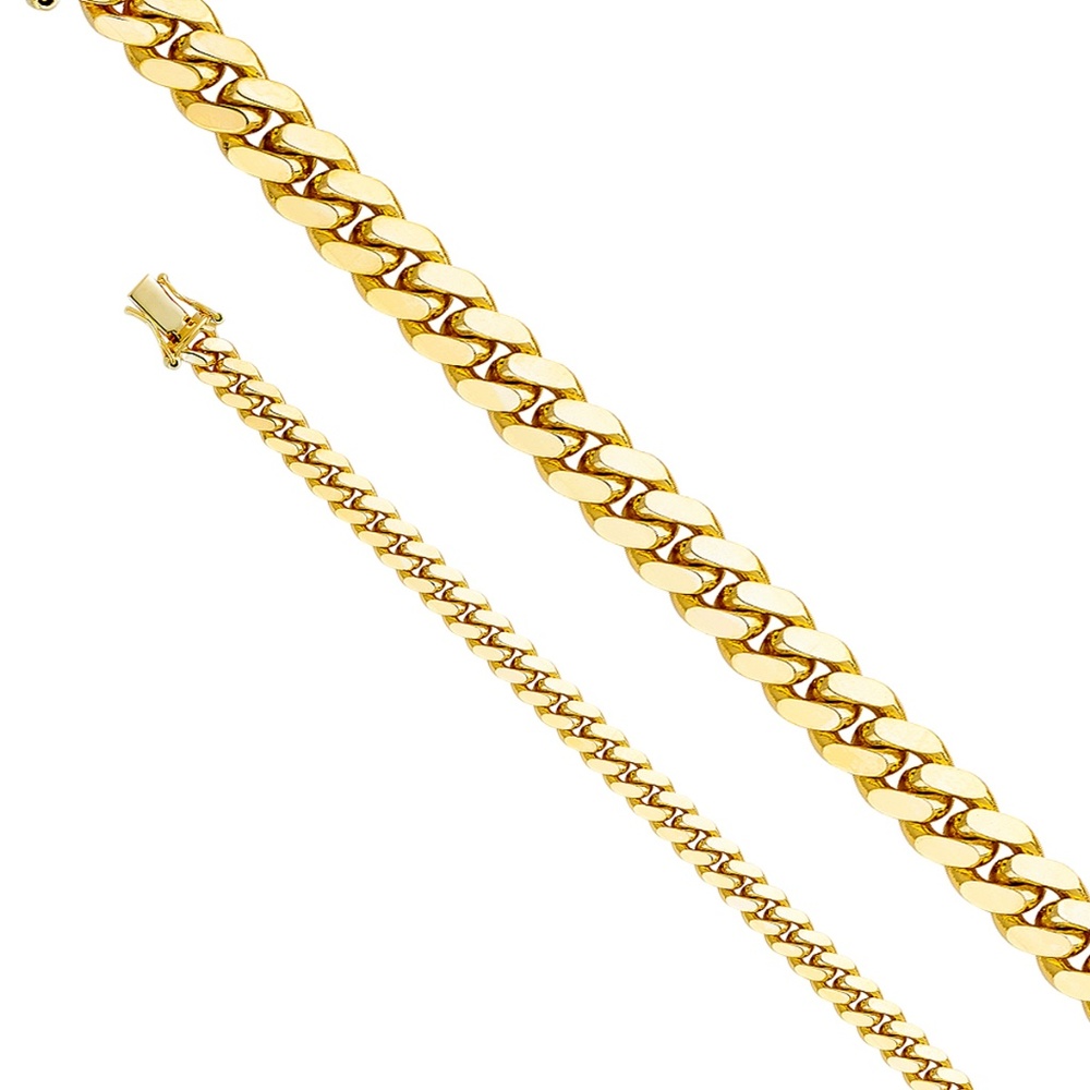14k Yellow Gold 5.9mm Wide Miami Cuban Bracelet